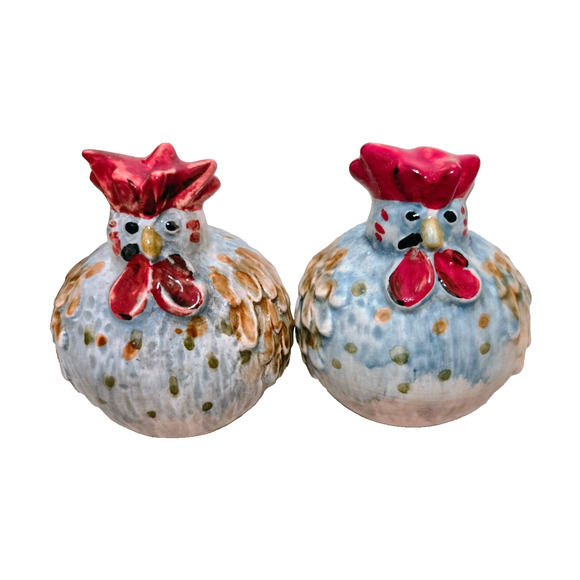 Jacques Pepin For Sur La Table Chicken / Rooster Salt & Pepper Shakers - Picture 5 of 12